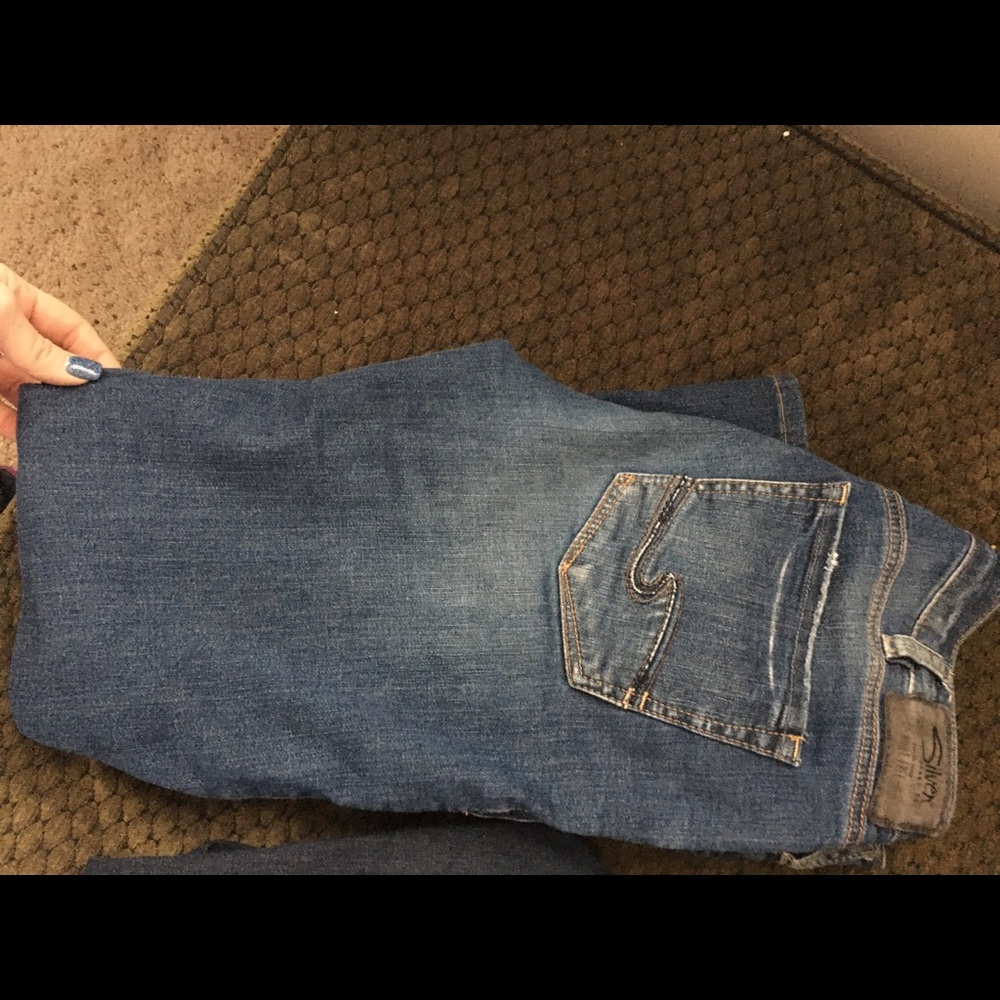 Silver jeans size 10